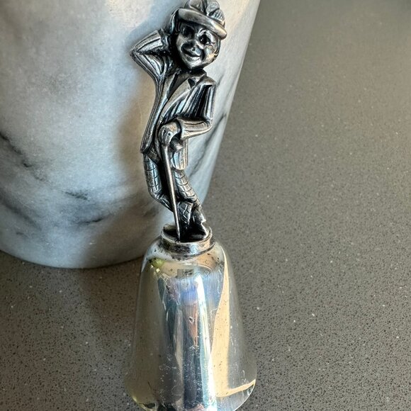🍀✨ Vintage Reed & Barton Silver Leprechaun Bell - Luck of the Irish! ✨🔔 - Picture 2 of 7